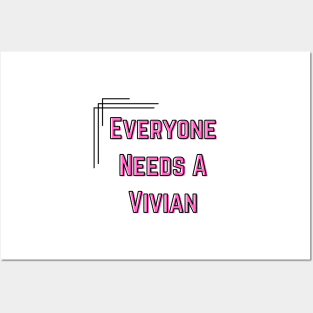 Vivian Name Design Everyone Needs A Vivian Posters and Art